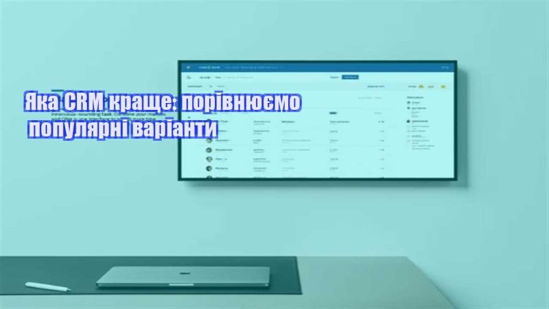 yaka crm krashhe porivnyuyemo populyarni varianty