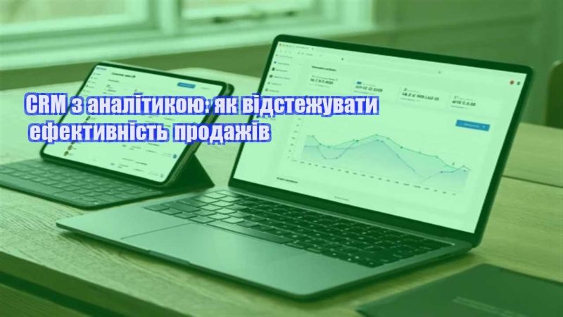 crm z analitykoyu yak vidstezhuvaty efektyvnist prodazhiv