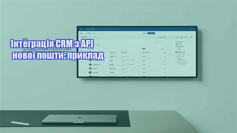 integracziya crm z api novoyi poshty pryklad