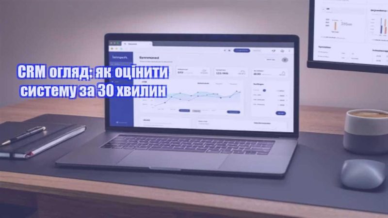 crm oglyad yak oczinyty systemu za 30 hvylyn