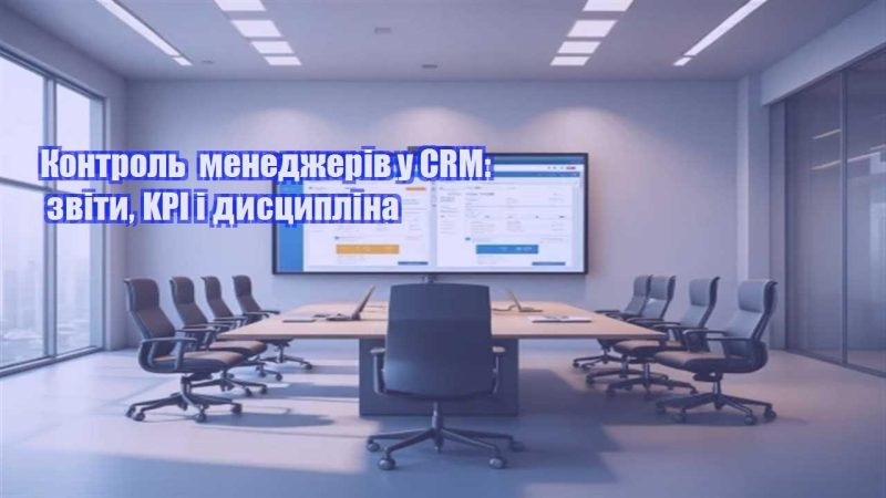 kontrol menedzheriv u crm zvity kpi i dysczyplina