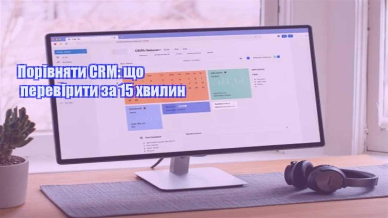 porivnyaty crm shho pereviryty za 15 hvylyn