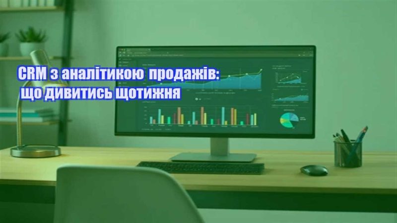 crm z analitykoyu prodazhiv shho dyvytys shhotyzhnya