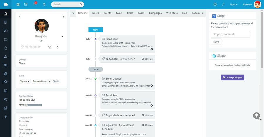 agile crm xnlal