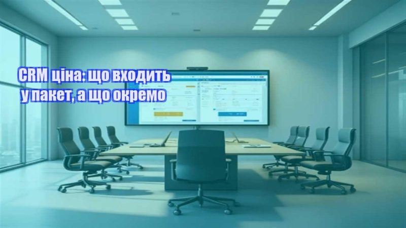 crm czina shho vhodyt u paket a shho okremo