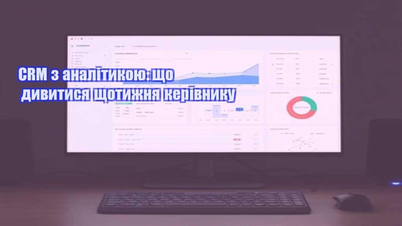 crm z analitykoyu shho dyvytysya shhotyzhnya kerivnyku