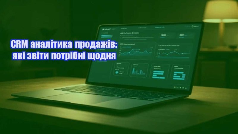 crm analityka prodazhiv yaki zvity potribni shhodnya