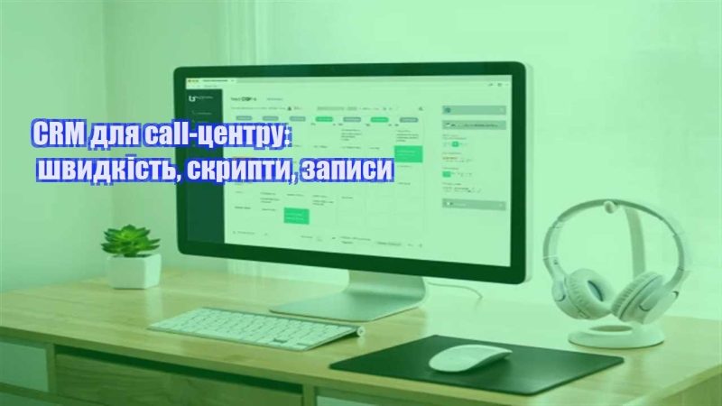crm dlya call czentru shvydkist skrypty zapysy
