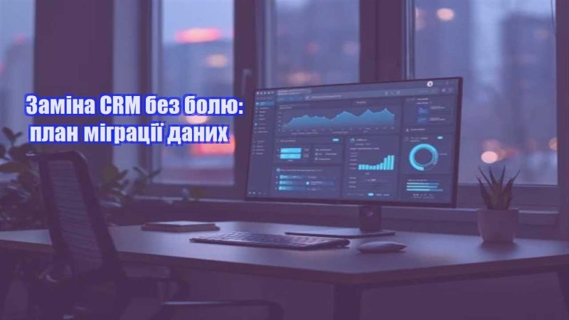 zamina crm bez bolyu plan migracziyi danyh