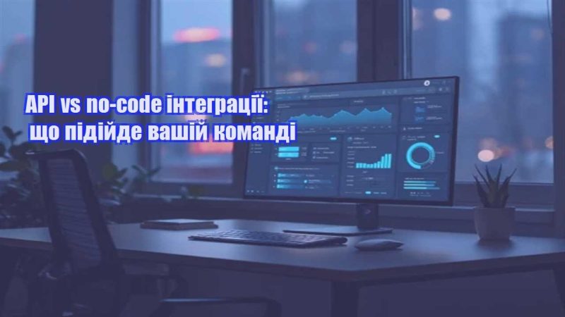 api vs no code integracziyi shho pidijde vashij komandi