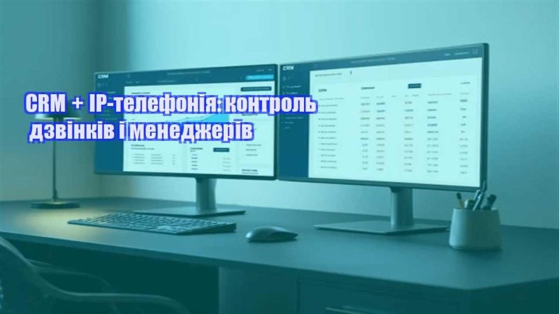 crm ip telefoniya kontrol dzvinkiv i menedzheriv