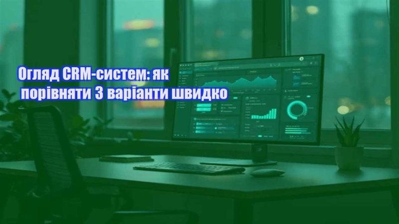 oglyad crm system yak porivnyaty 3 varianty shvydko