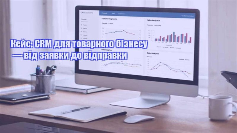 kejs crm dlya tovarnogo biznesu — vid zayavky do vidpravky
