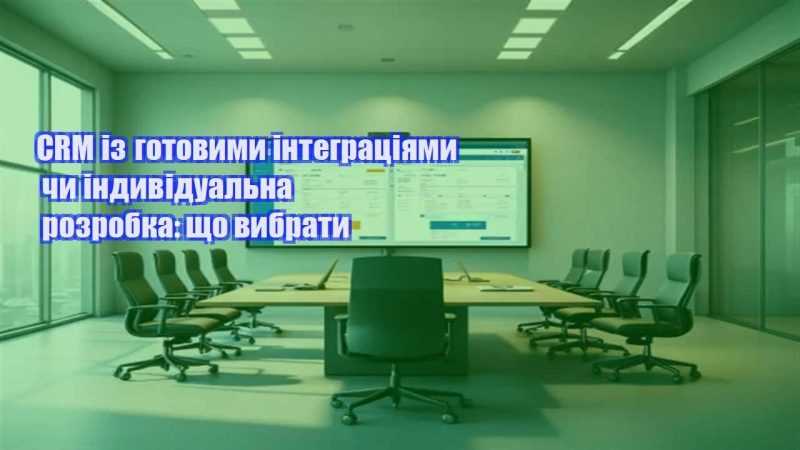 crm iz gotovymy integracziyamy chy indyvidualna rozrobka shho vybraty