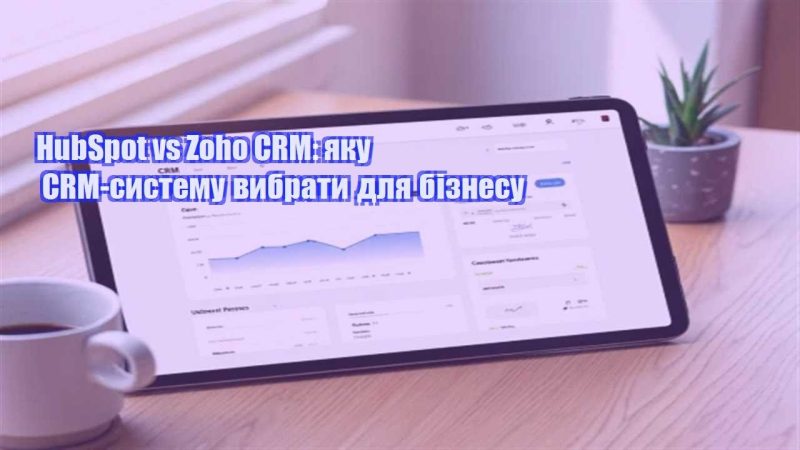 hubspot vs zoho crm yaku crm systemu vybraty dlya biznesu