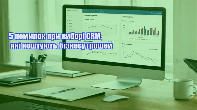 5 pomylok pry vybori crm yaki koshtuyut biznesu groshej