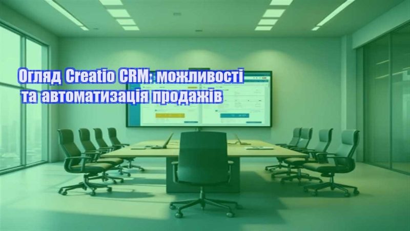 oglyad creatio crm mozhlyvosti ta avtomatyzacziya prodazhiv